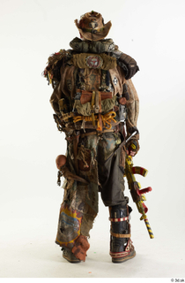  Ryan Miles in Junk Town Postapocalyptic Bobby Suit holding gun standing whole body 0005.jpg